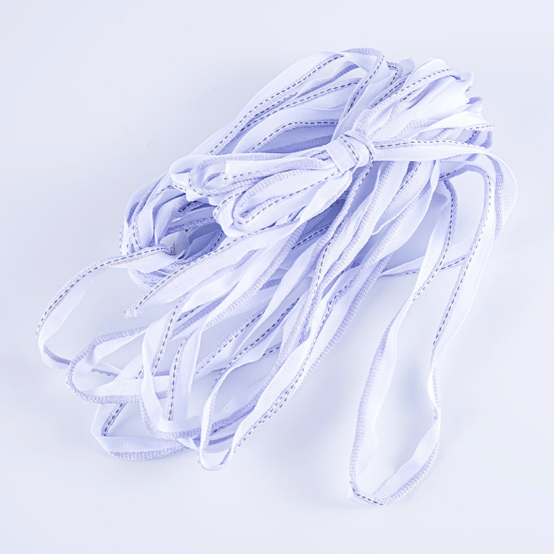 1.0 センチメートル高密度ポリエステル反射テープ圧縮耐摩耗性衣類付属品